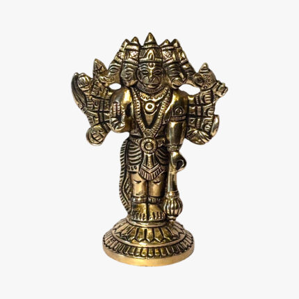 Panchmukhi Hanuman Ji (Standing) Brass Idol