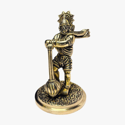 Bahubali Hanuman Brass Idol