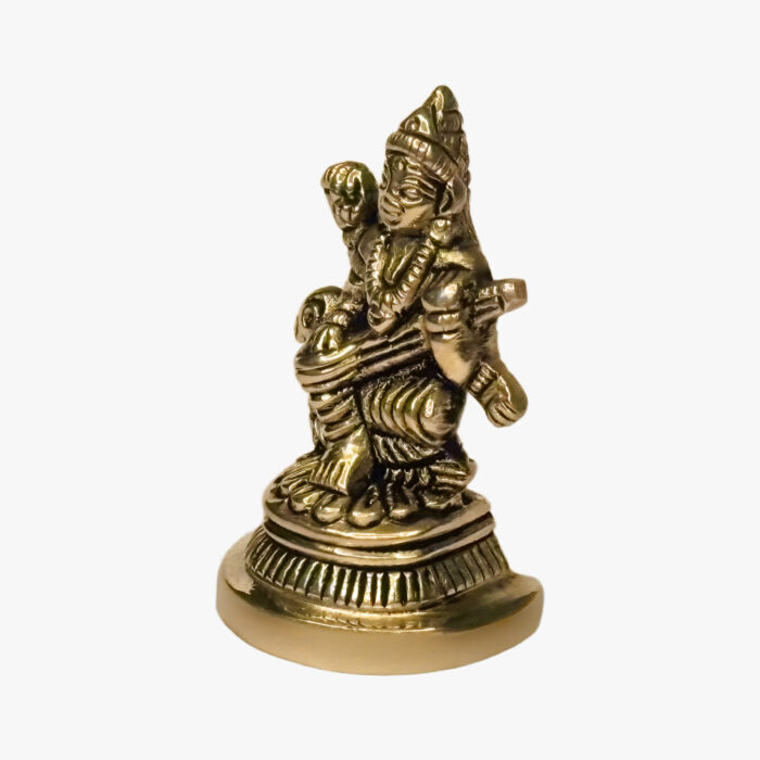Beautifully Crafted Maa Matangi Idol with Parrot for Mandir and Gift - Image 5